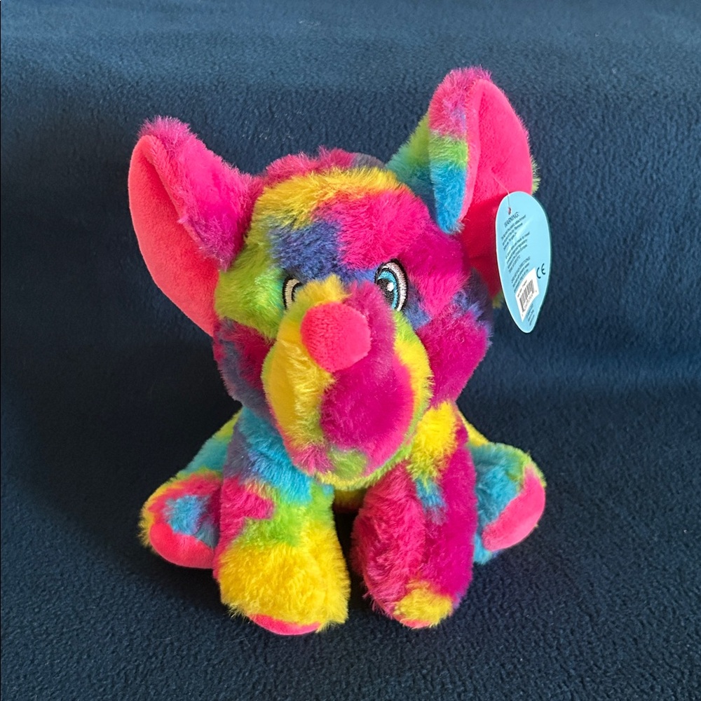 Colorful Plush Elephant Toy